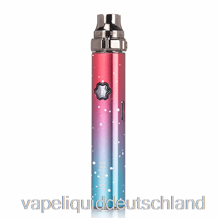 Dazzleaf Squarii Top Twist 510 Batterie Coral Pink / Blue Splatter Vape Liquid